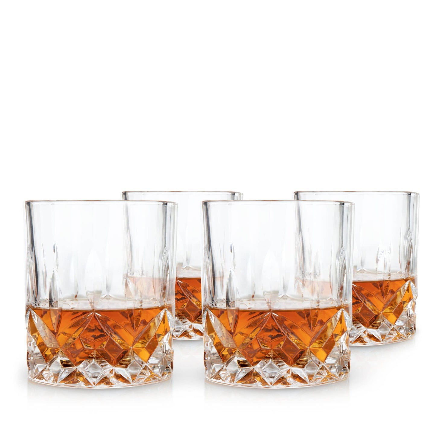 Admiral™ Vintage Style Crystal Tumblers Set of 4