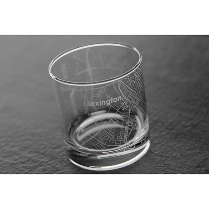 Tallahassee Florida State University College Town Etched Whiskey Rocks Glass - 11 oz