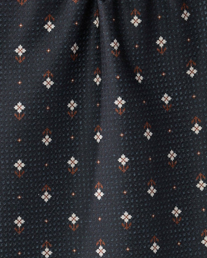 Folk Pixel Geometry Mini Towel