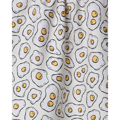 Sunny Side Eggs Geometry Tea Towel
