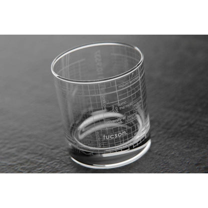 Tallahassee Florida State University College Town Etched Whiskey Rocks Glass - 11 oz