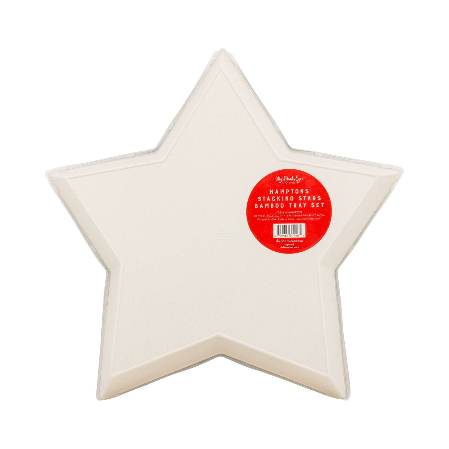 Stacking Stars Bamboo Trays