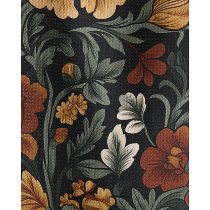 Classic Floral Geometry Bar Towel