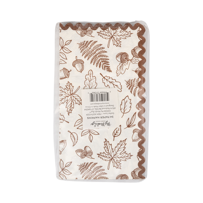Fall Foliage Dinner Paper Napkins