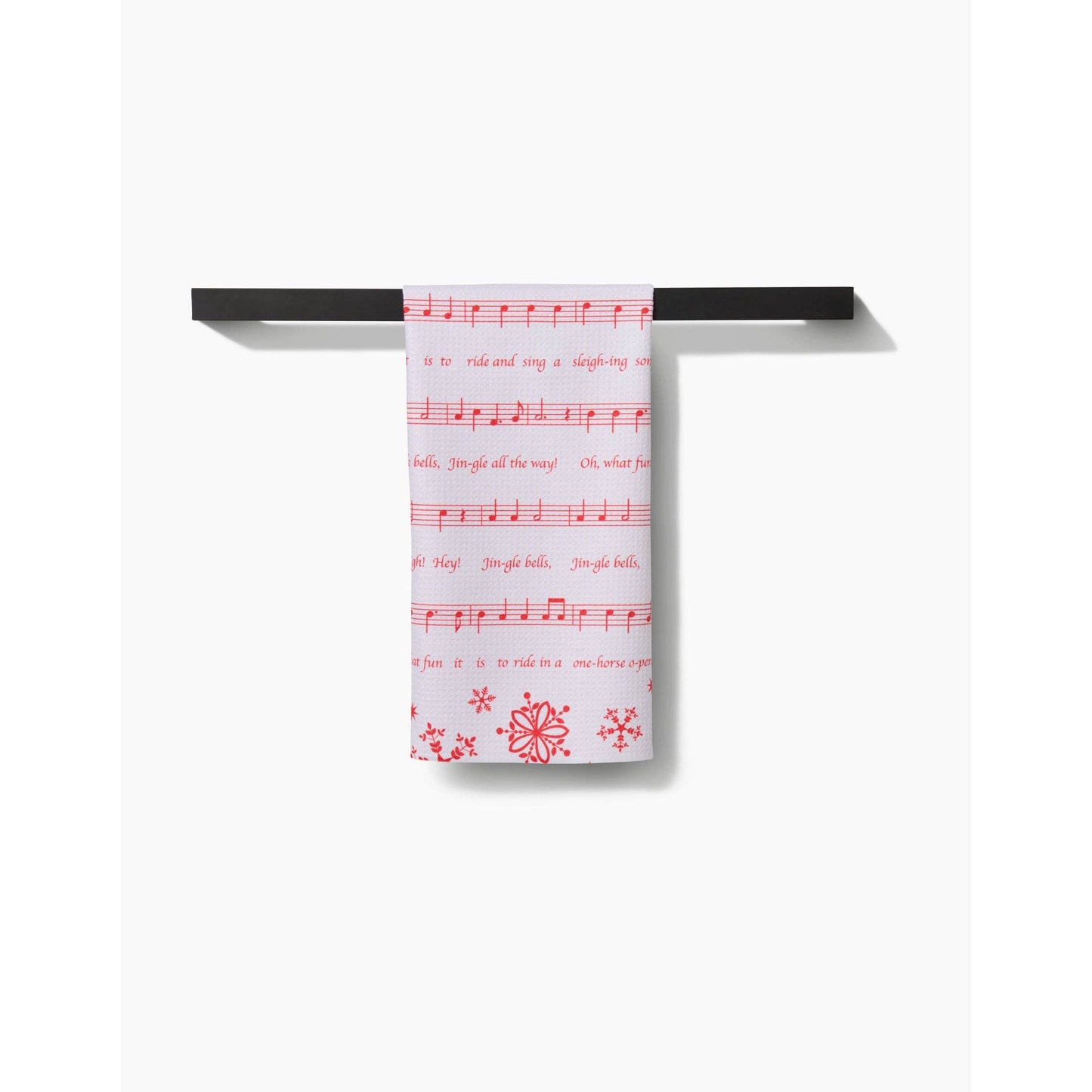 Frosty Notes Geometry Tea Towel
