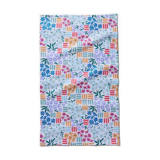 Floral Garden Tea Towel