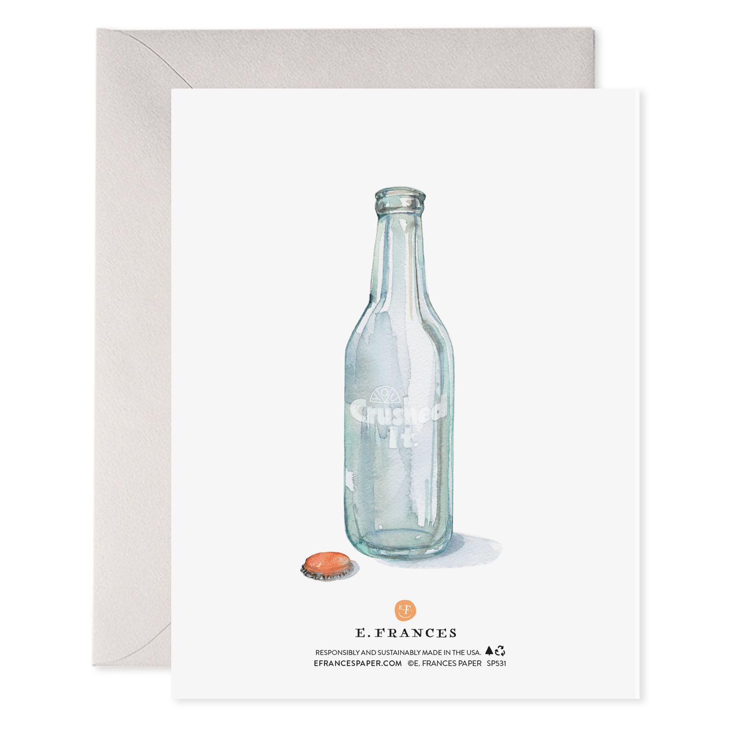 Crushed It Greeting Card