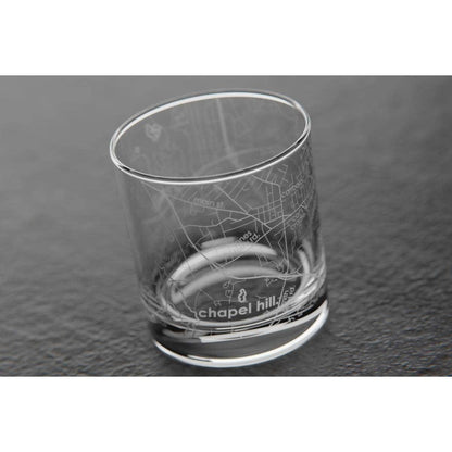 Tallahassee Florida State University College Town Etched Whiskey Rocks Glass - 11 oz