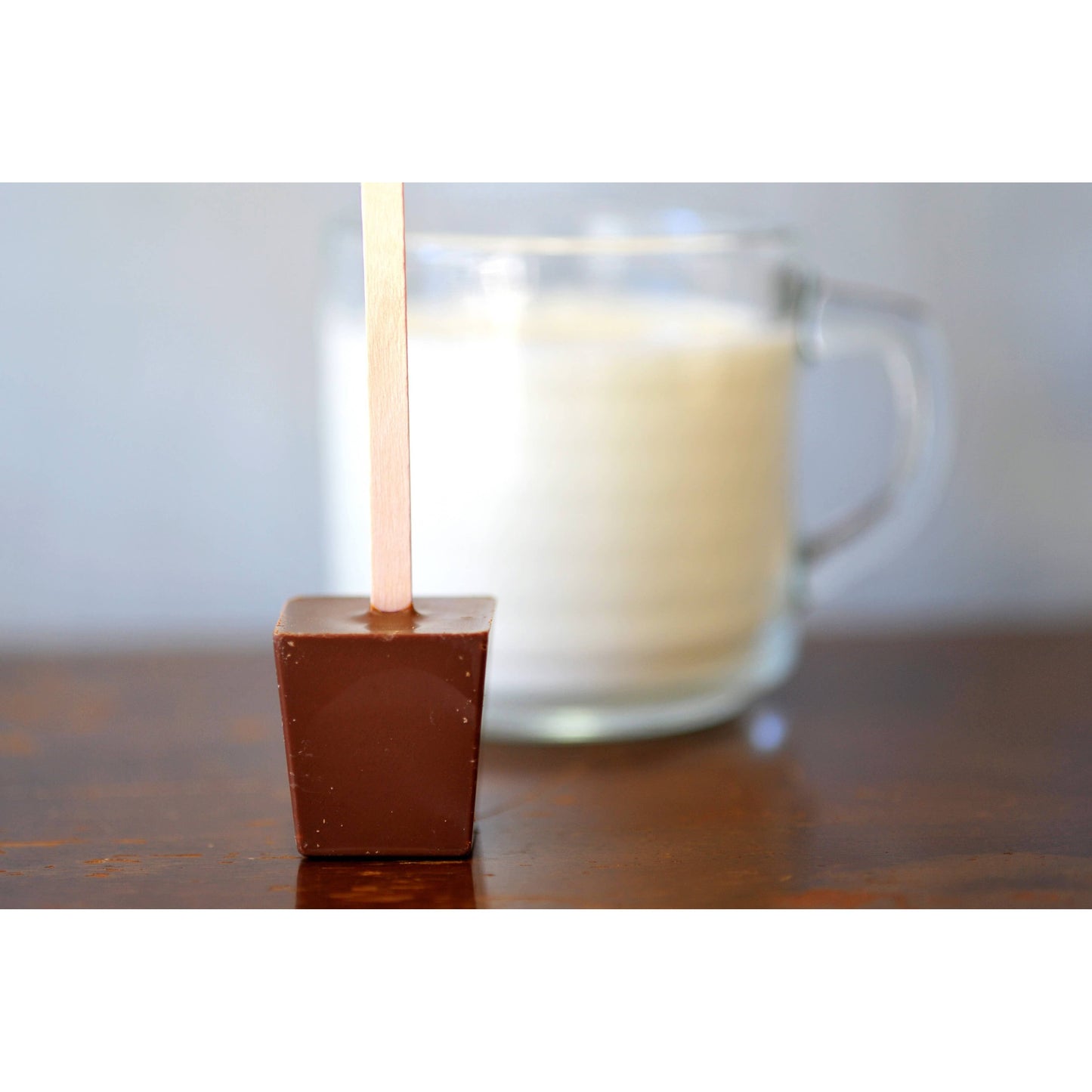 Hot Chocolate on a Stick, Single: Salted Caramel + Milk Chocolate