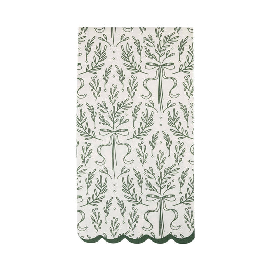Green Bough Pattern Dinner Napkin