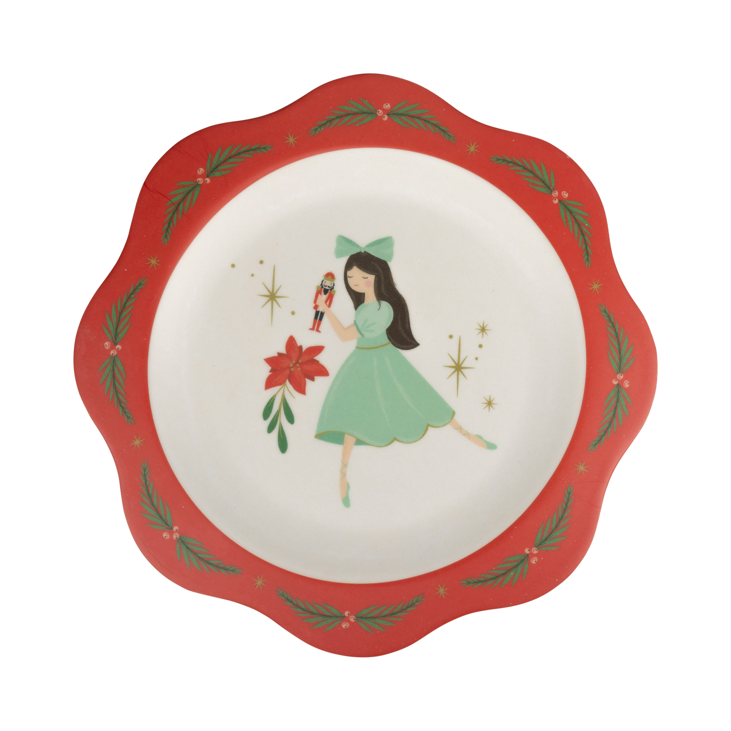 Nutcracker Bamboo 9" Plates