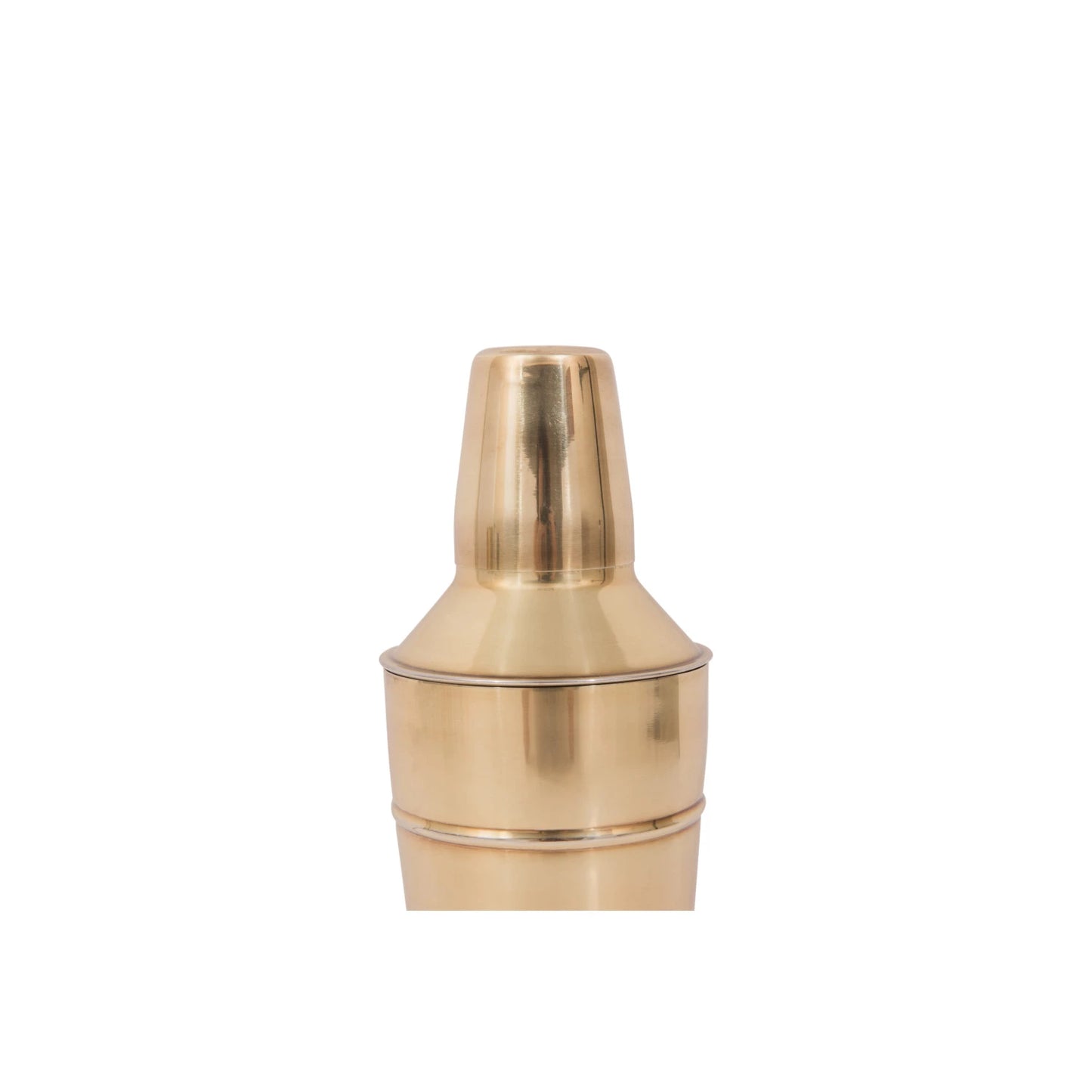 Gold Three Piece Cocktail Shaker