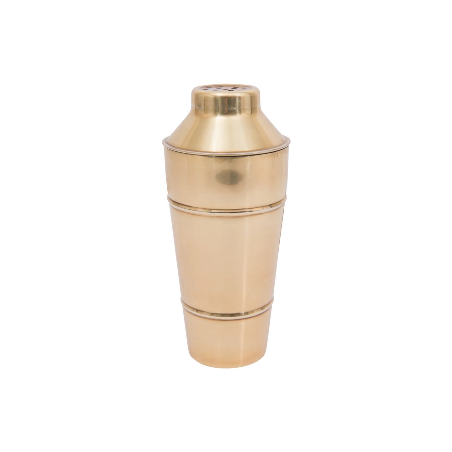 Gold Three Piece Cocktail Shaker