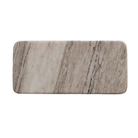 Footed Marble Cheese Board