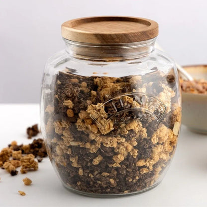 KILNER Jar with Wooden Lid 67.6 OZ