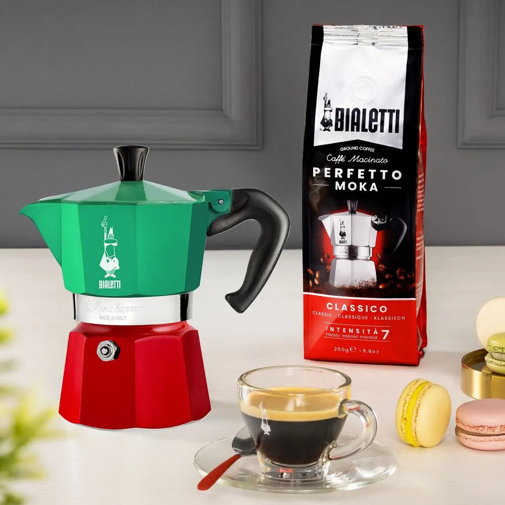 Bialetti Moka Italia Exclusive 6 Cup