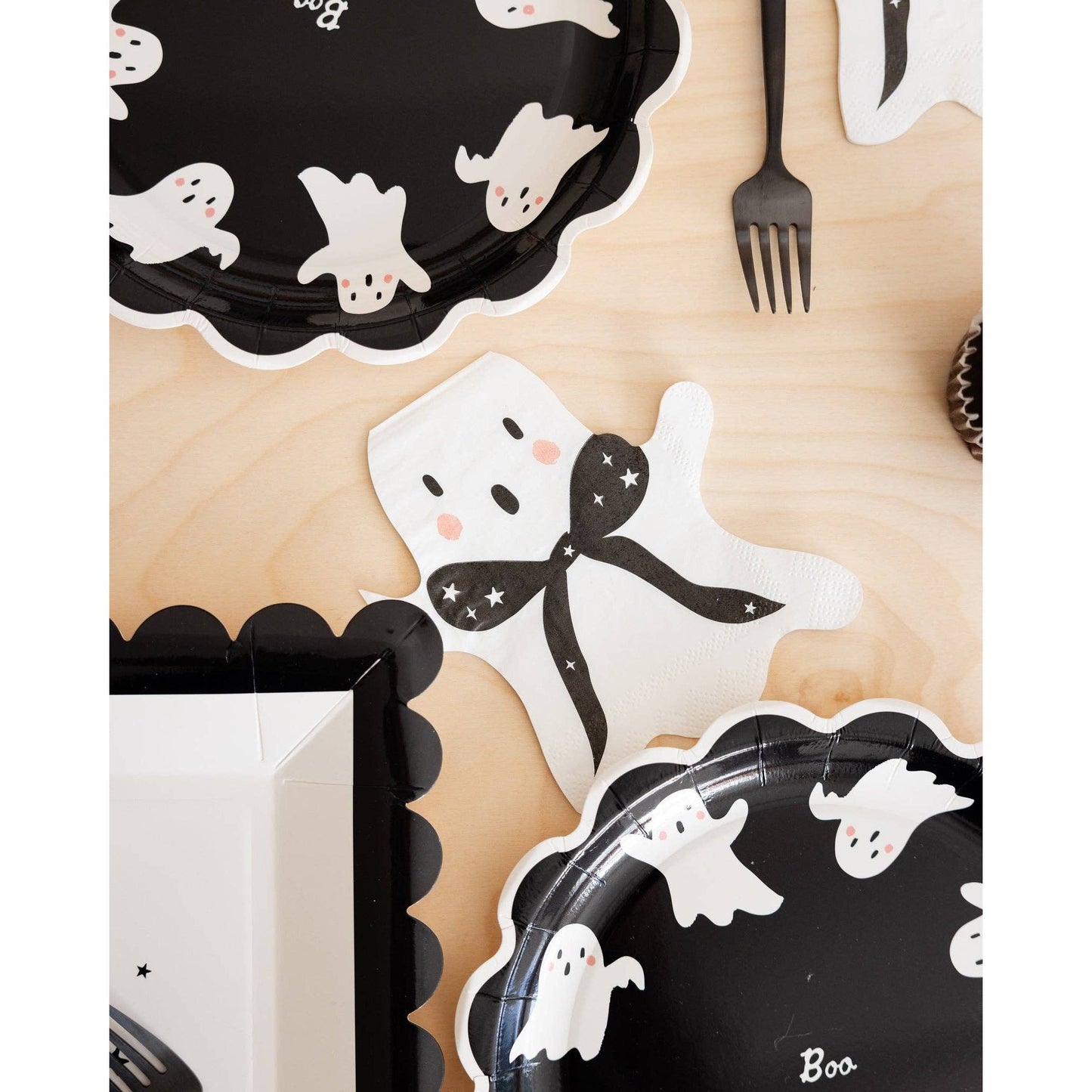 Booquette Ghost Shaped Cocktail Napkin