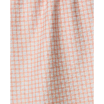 Peach Darling Geometry Tea Towel
