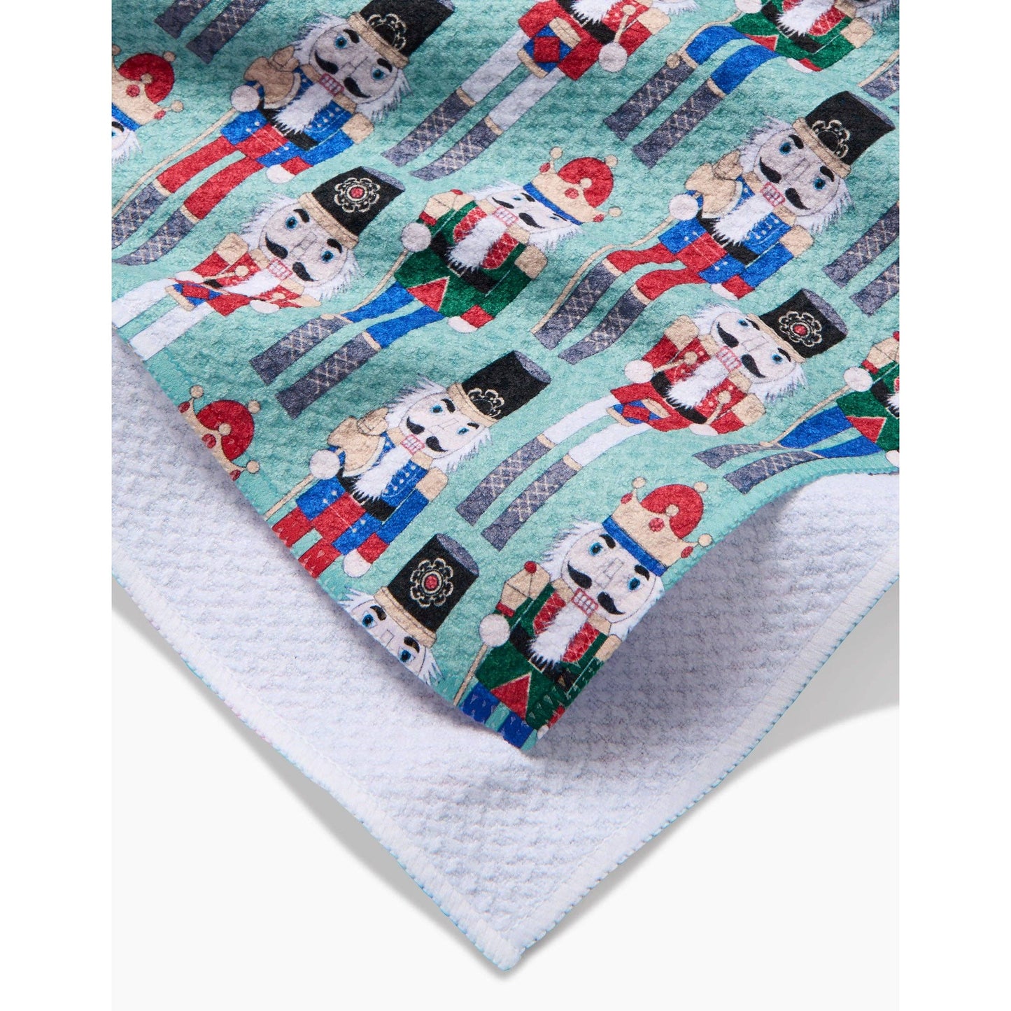 Nuts Cracking Geometry Tea Towel