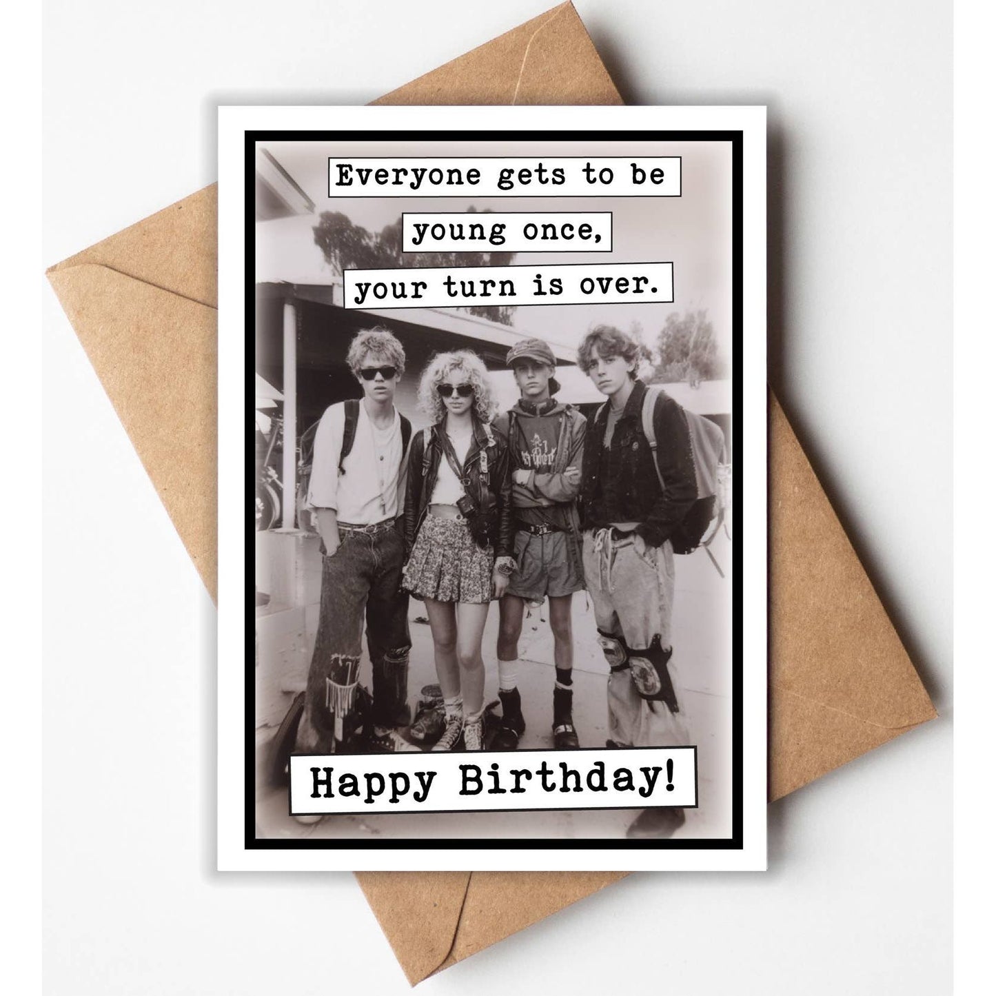 Your Turn Is Over Funny Birthday Card