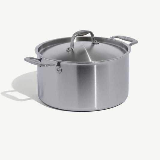 Made In Stainless Clad Stock Pot, 8 Qt