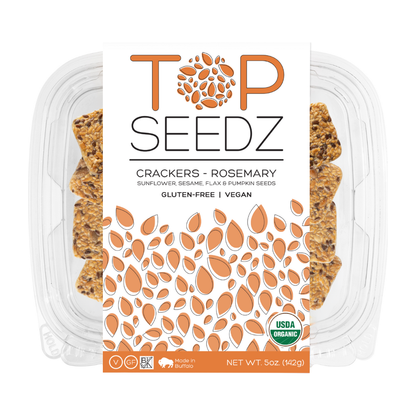 Top Seedz Rosemary Crackers 5oz Box