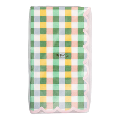 Hopscotch Gingham Dinner Napkin