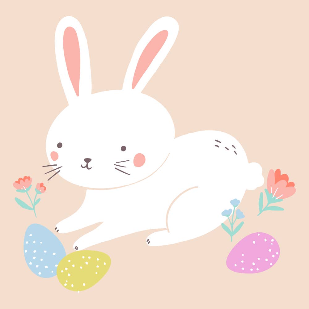 Easter Bunny Easter Cocktail Napkins - 20ct