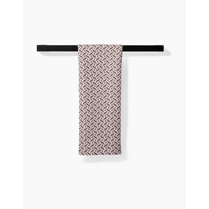 Plated Fall Berry Natural Geometry Tea Towel