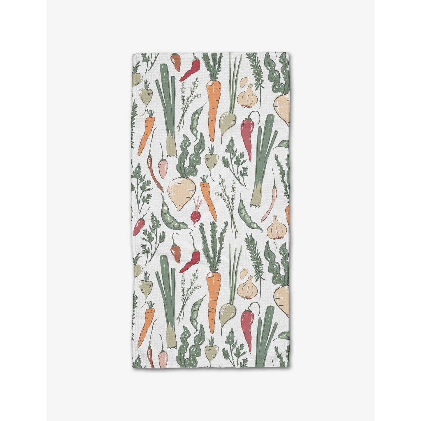 Organic Vegetable Geometry Bar Towel