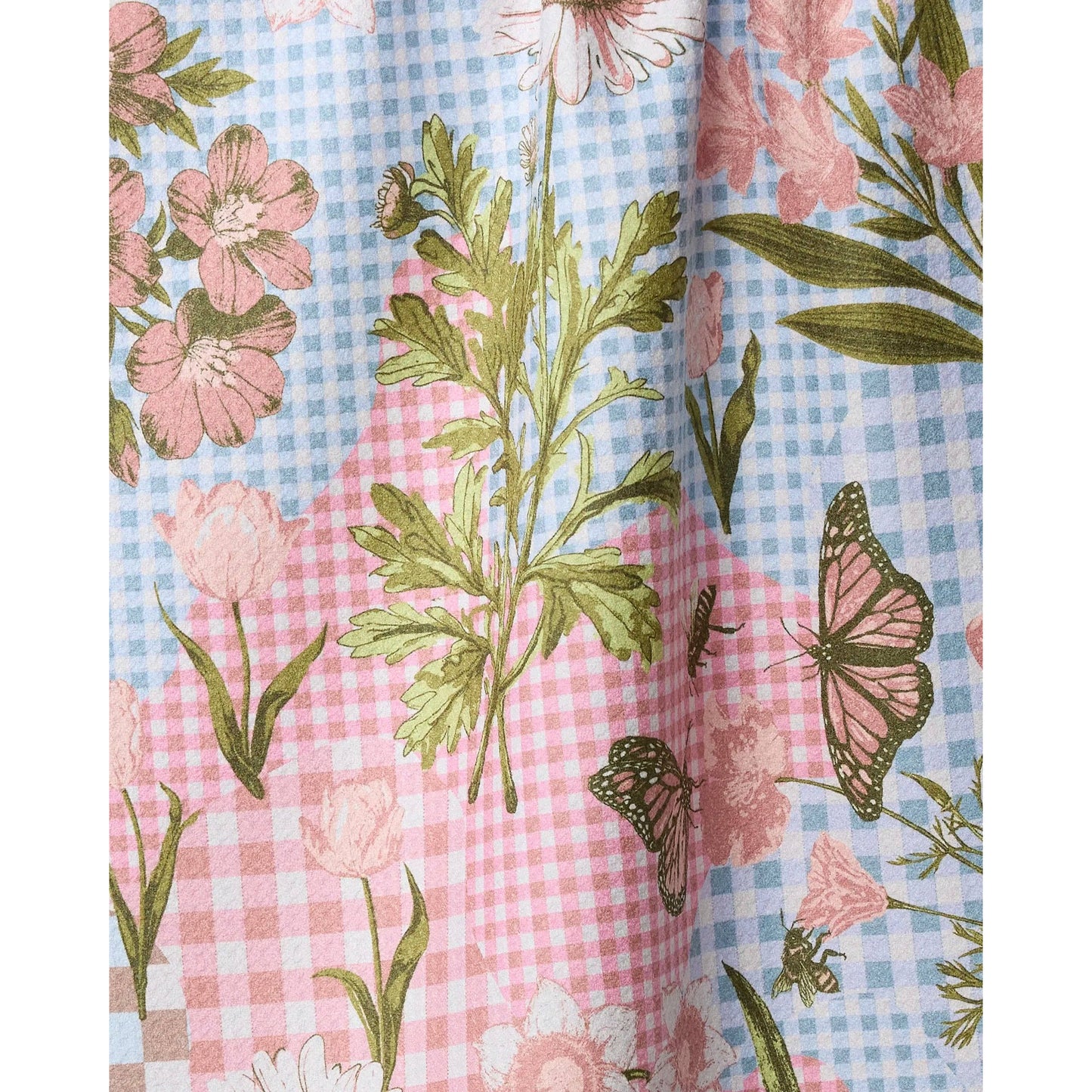 Floral Collage Tea Towel