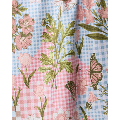 Floral Collage Tea Towel