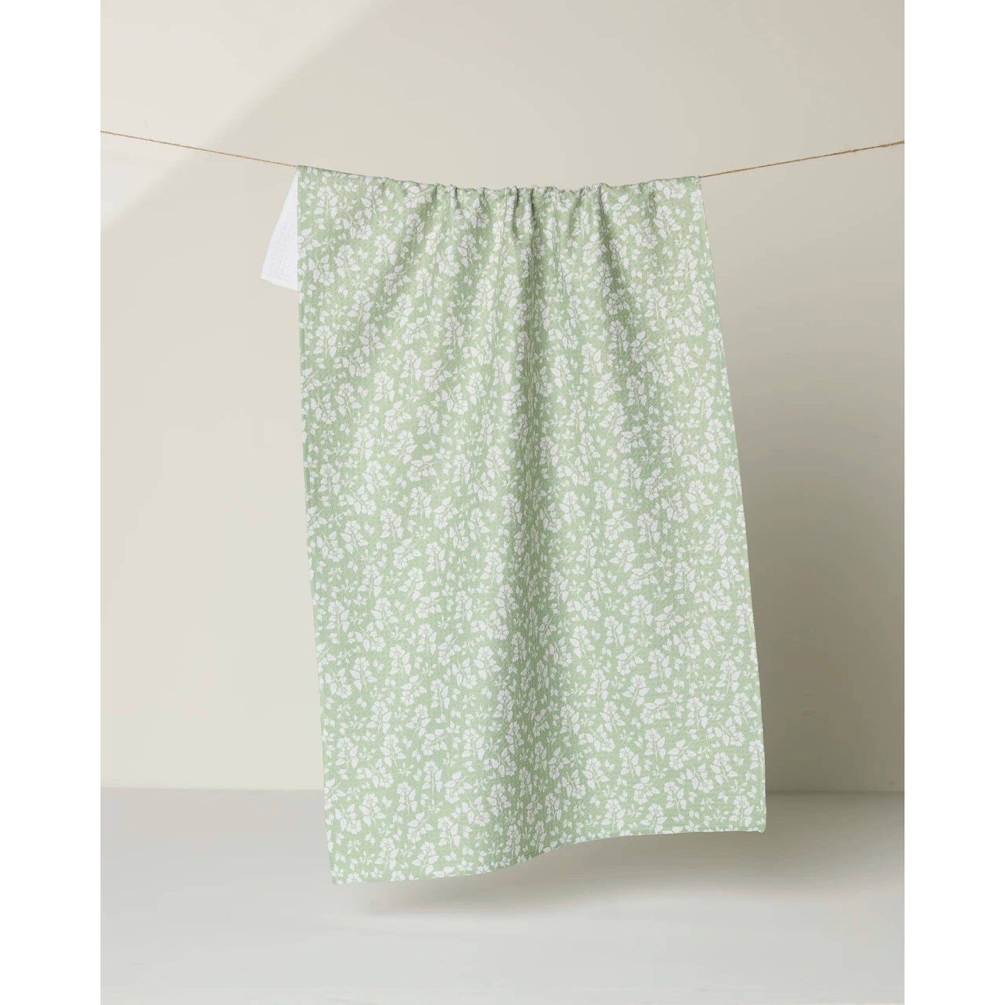 Sage Garden Geometry Tea Towel