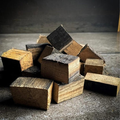 Bourbon Barrel Wood Grill Blocks