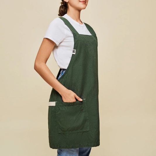 Hedley & Bennett Kitchen Smock in Broccolini