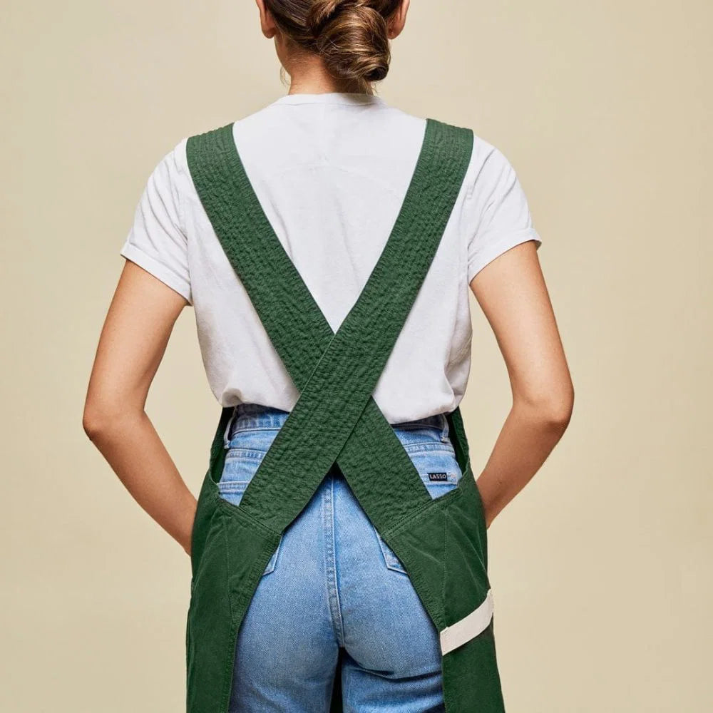 Hedley & Bennett Kitchen Smock in Broccolini