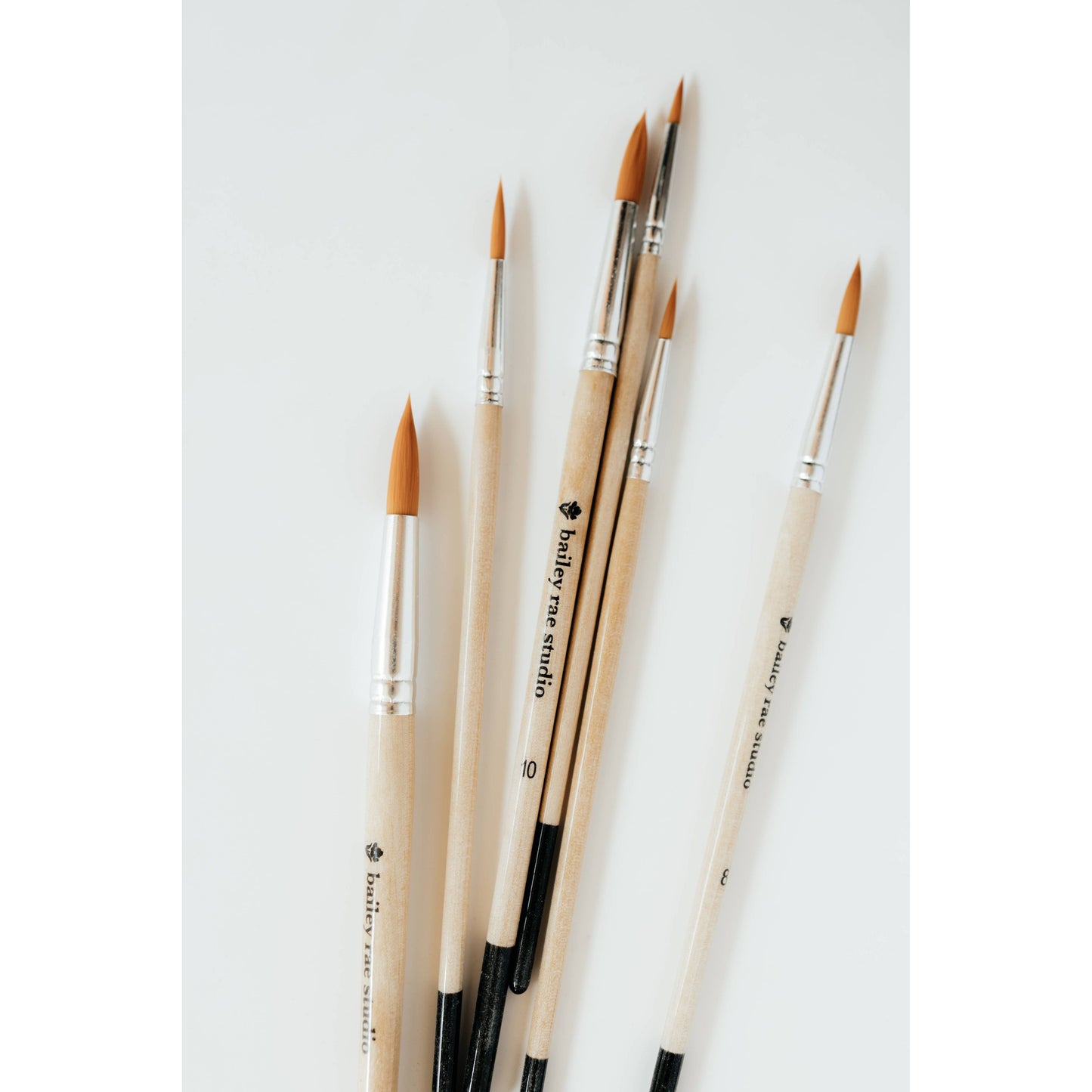 Round Tip Watercolor Brush Set -- 6 piece
