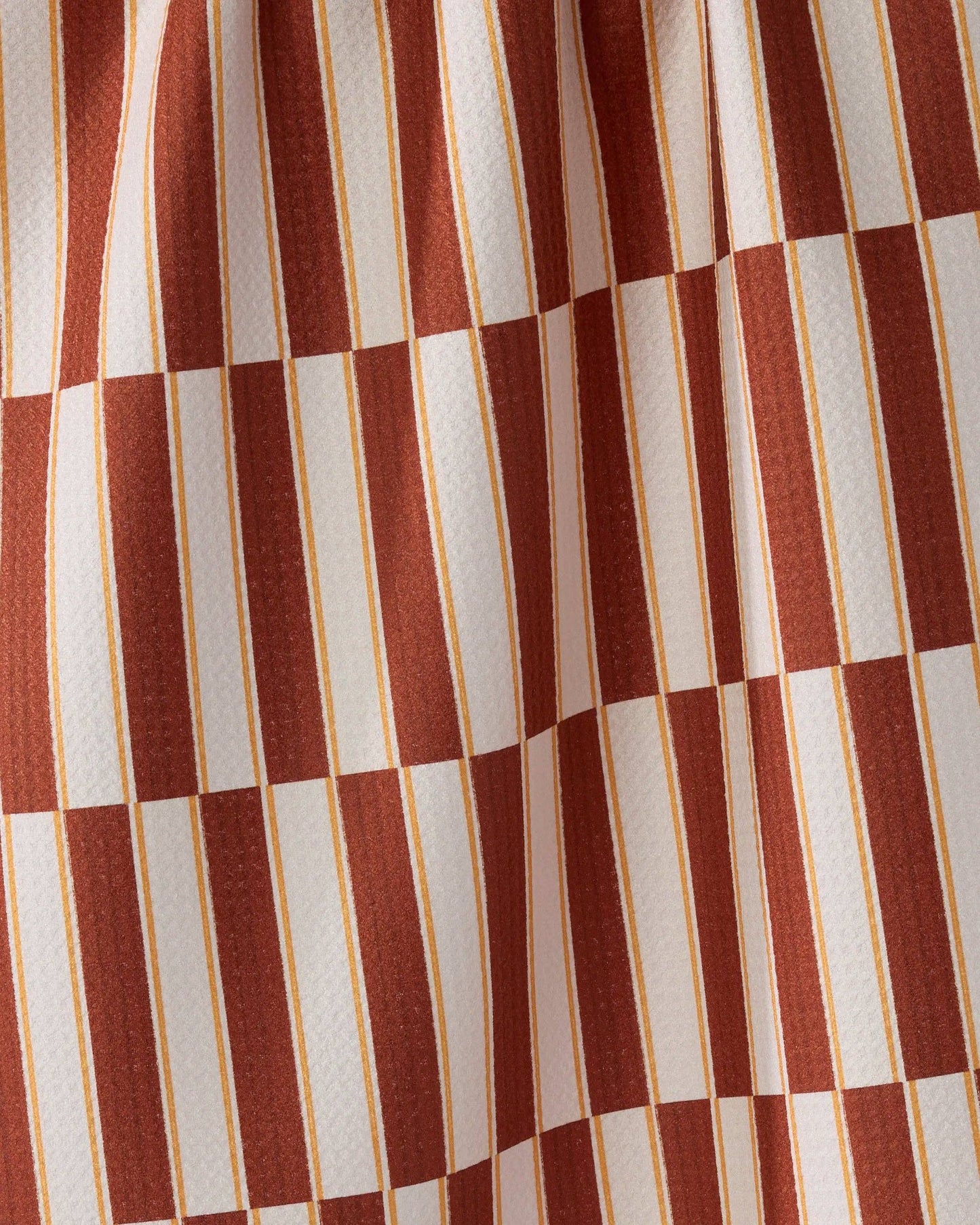 Harvest Stripe Geometry Tea Towel