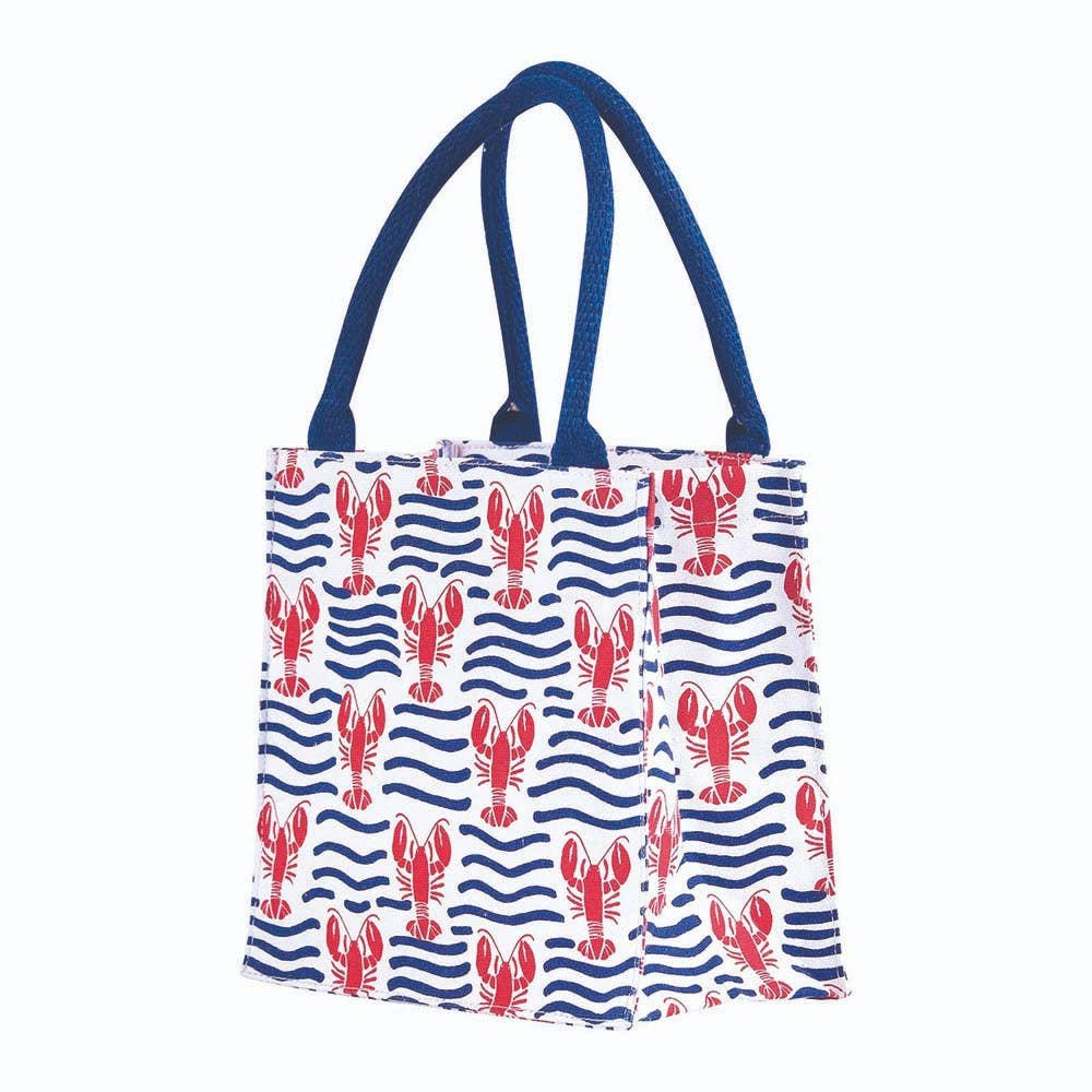 Lobster Waves Reusable Itsy Bitsy Gift Bag