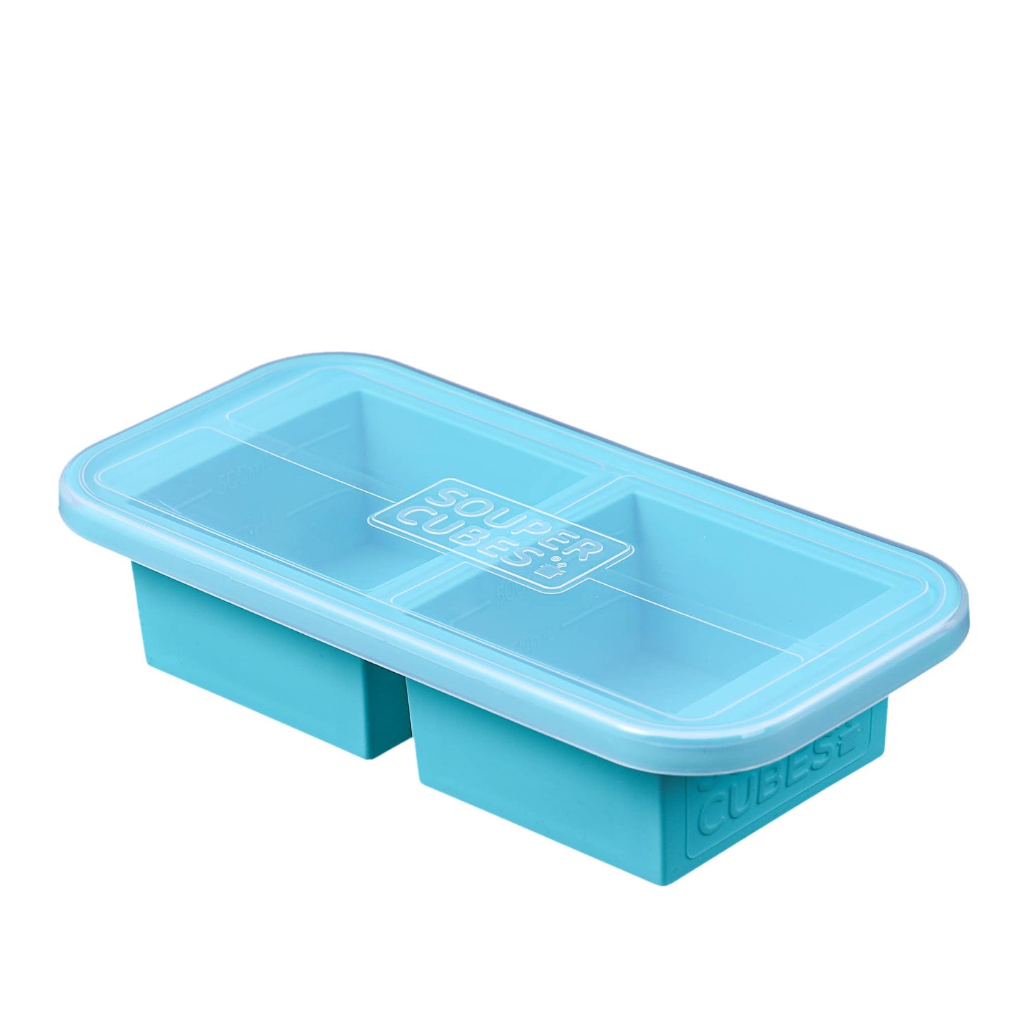 Souper Cubes 2-Cup Silicone Freezing Tray: Aqua