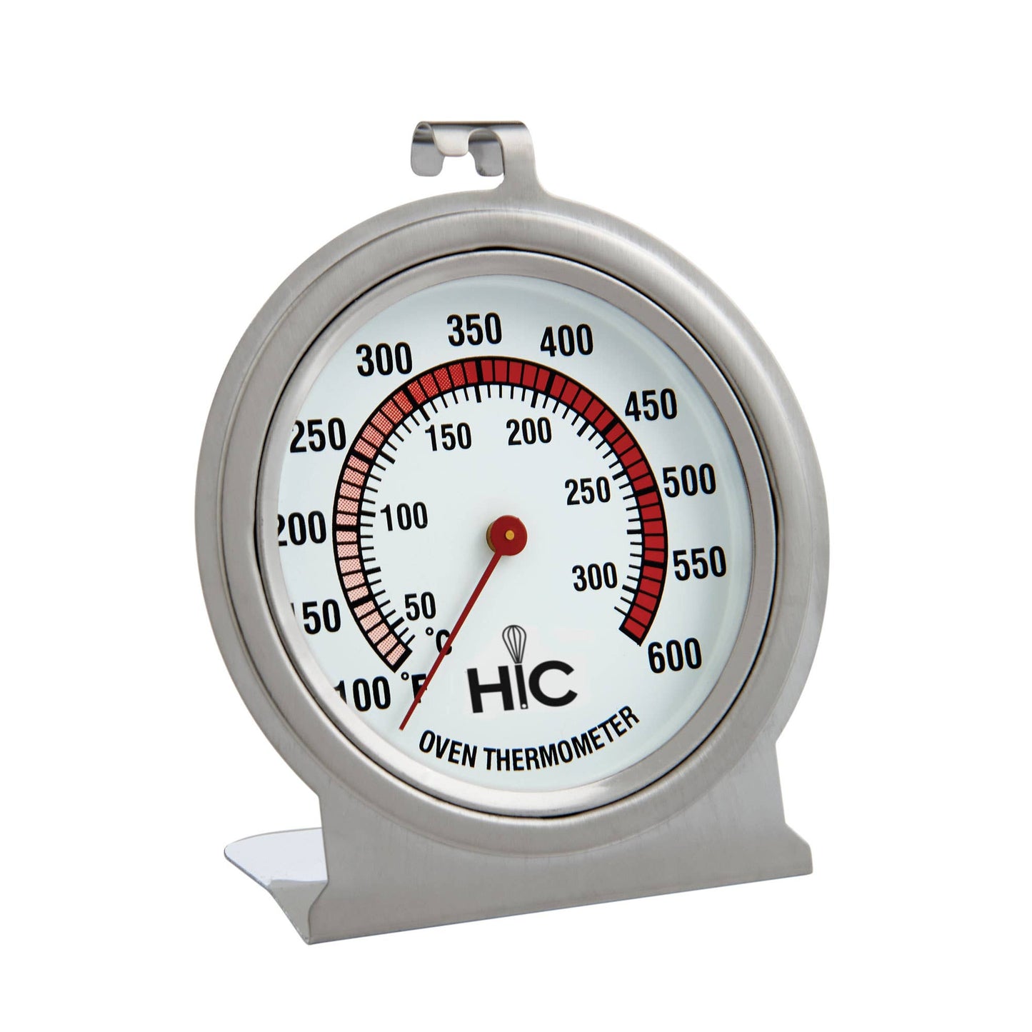 HIC Kitchen Roasting Oven Thermometer, Easy-Read Face, Large 2.5-in