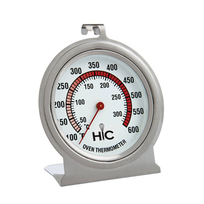 HIC Kitchen Roasting Oven Thermometer, Easy-Read Face, Large 2.5-in