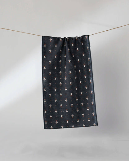Folk Pixel Geometry Mini Towel