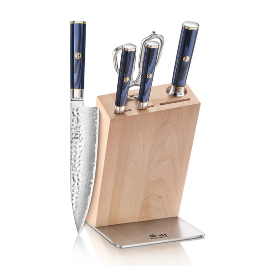 KITA SERIES 6pc HUA Block Set X-7 Damascus Steel