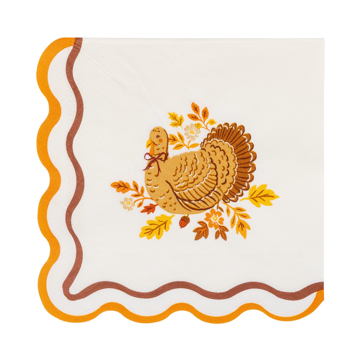 Harvest Turkey Cocktail Paper Napkins