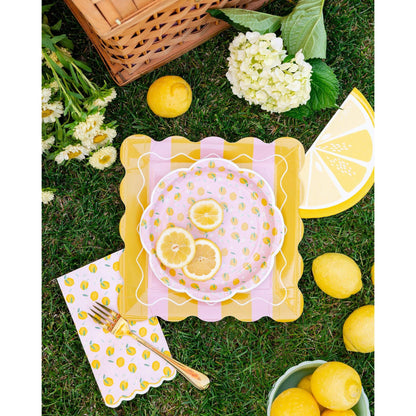 Lemons Paper Dinner Napkin