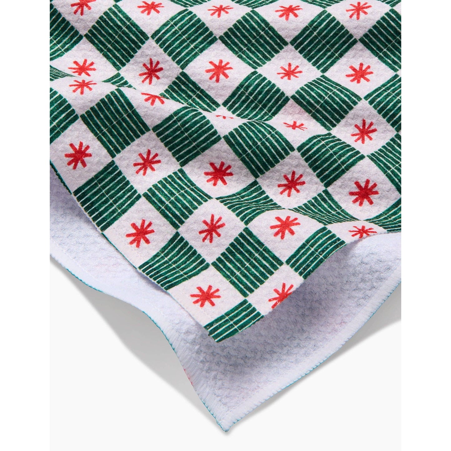 Jolly Grid Geometry Tea Towel