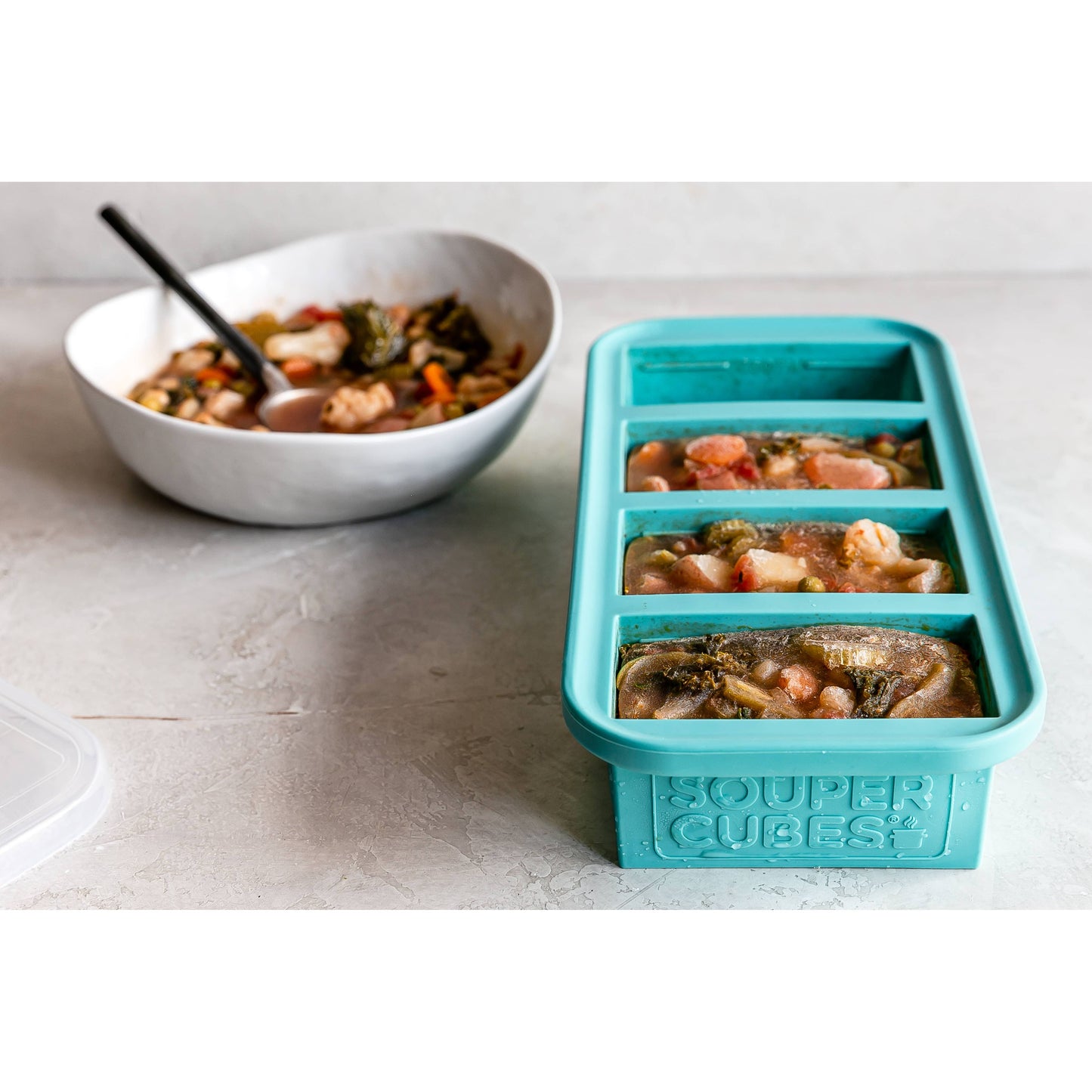Souper Cubes 1-Cup Silicone Freezing Tray