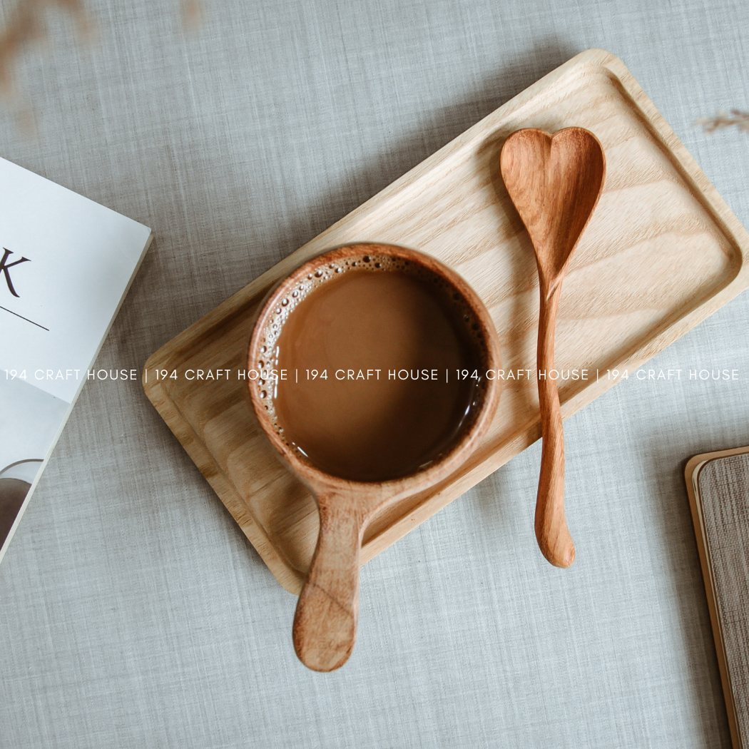 Wiggly Heart-Shaped Wooden Spoon -  Home Decor and Gifts