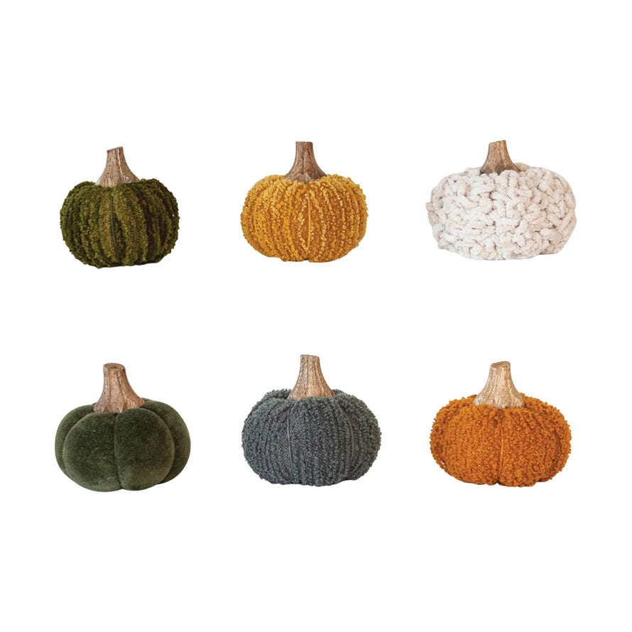 Fabric Mini Pumpkins